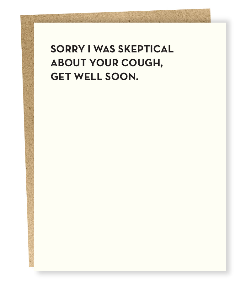 Skeptical Greeting Card