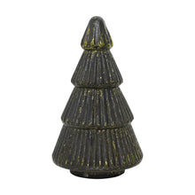 Load image into Gallery viewer, Green Embossed Mercury Glass Tree