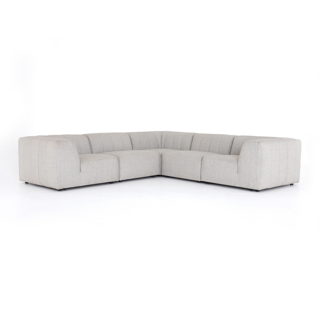 Gwen Outdoor 5-Piece Sectional