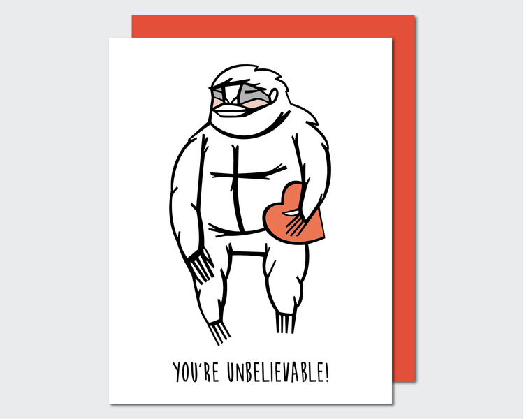 Abominable Snowman Card