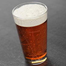 Load image into Gallery viewer, Harrisburg Map Pint Glass