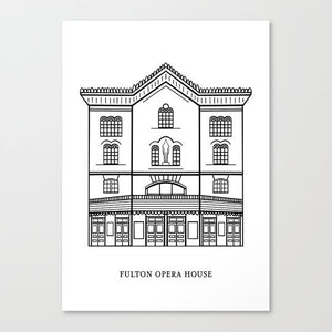 Paper Jane Studio "Fulton Opera House" Print