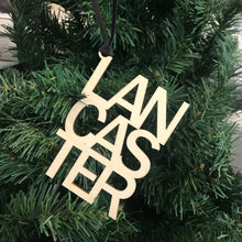 Load image into Gallery viewer, Wooden Lancaster Ornament