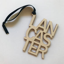 Load image into Gallery viewer, Wooden Lancaster Ornament