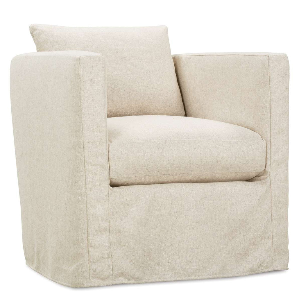 Rothko Slipcover Swivel Chair
