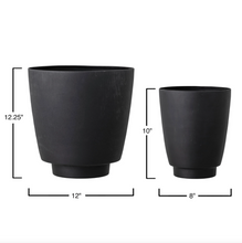 Load image into Gallery viewer, Metal Tapered Planter