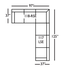 Load image into Gallery viewer, Oslo Sectional - 117/118