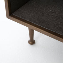 Load image into Gallery viewer, Shagreen Bedside Table