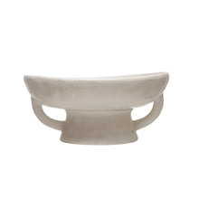 Load image into Gallery viewer, Stoneware Pedestal Bowl