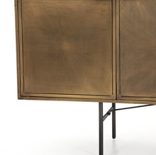 Load image into Gallery viewer, Sunburst Sideboard- Aged Brass