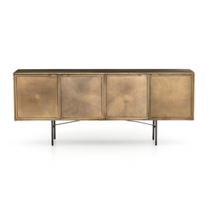 Sunburst Sideboard- Aged Brass