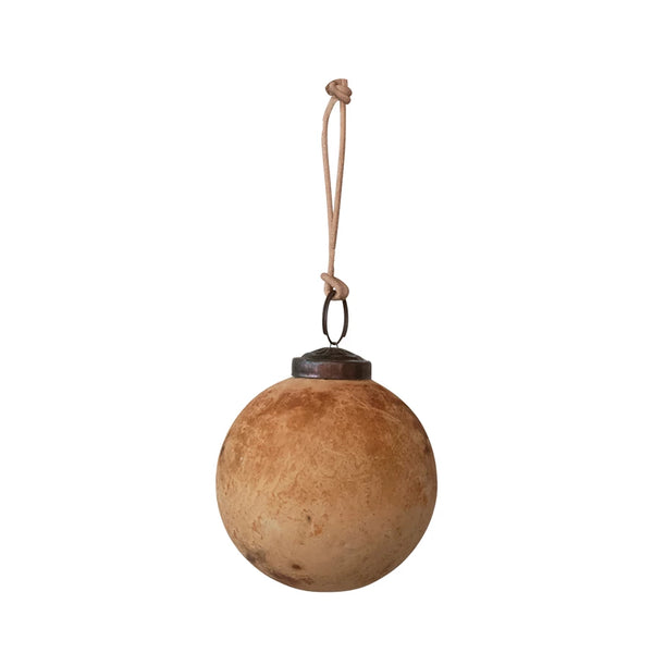 Terracotta Matte Glass Ornament