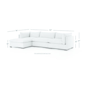 Westwood 3-Piece Sectional with Ottoman