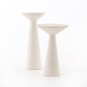 Ravine Concrete Accent Tables, Set of 2