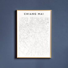 Load image into Gallery viewer, Chiang Mai Map Print