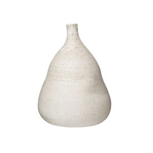Distressed Cream Glaze Terra-Cotta Vase