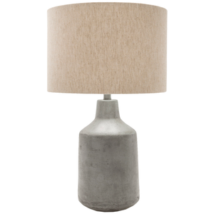 Textured Concrete Table Lamp