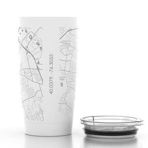 Lancaster Map Insulated Pint Tumbler