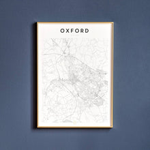 Load image into Gallery viewer, Oxford Map Print