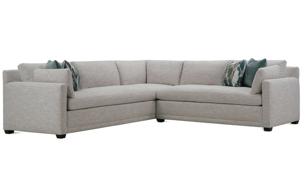 Sylvie Short Bench Seat Sofa with Left-Seated Chaise